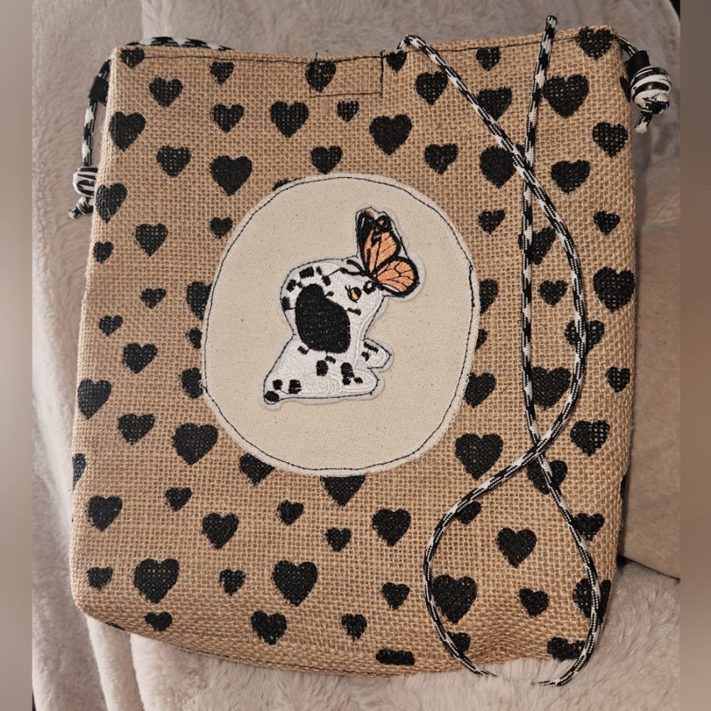 Burlap purse